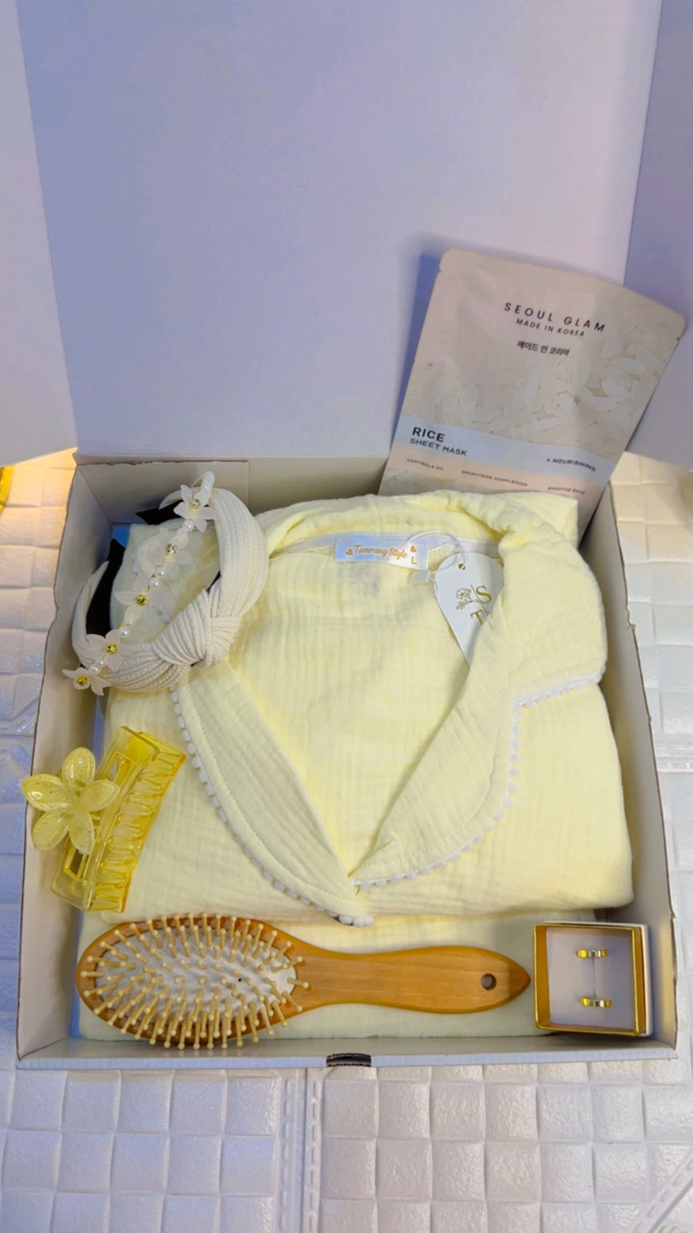 Coffret Pyjama Jaune