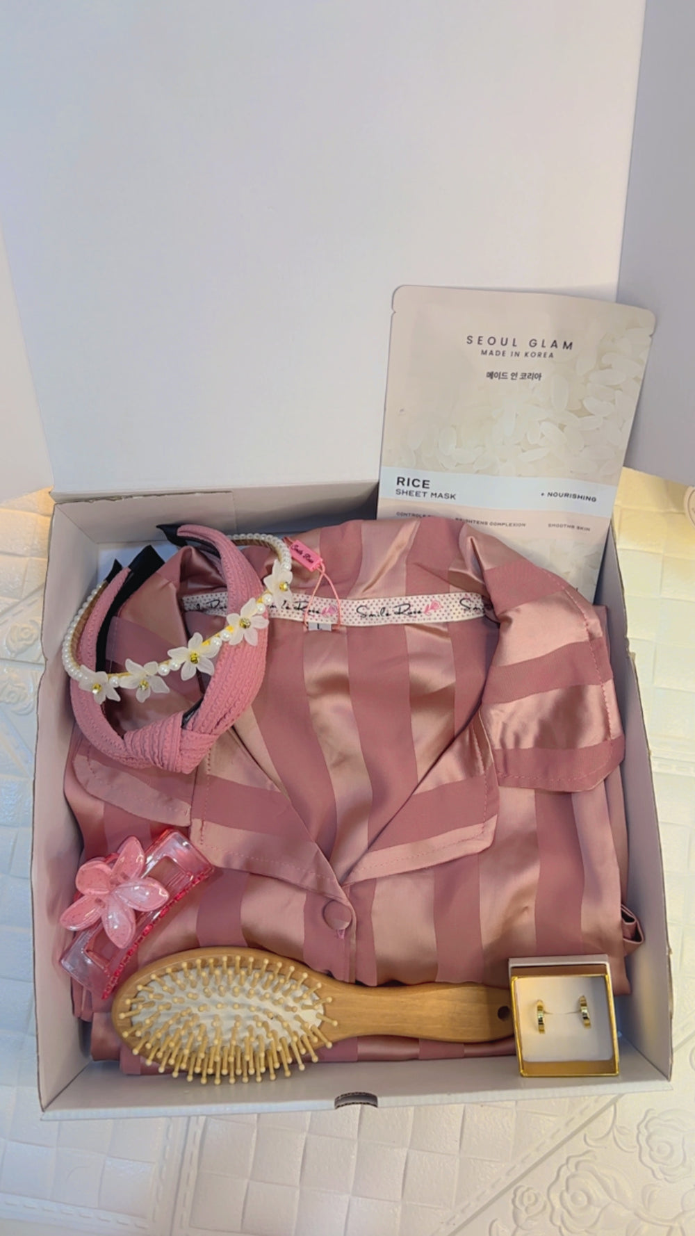 Coffret Pyjama Rose